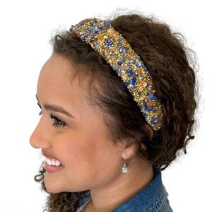 🆕 Warriors Crystals Headband NWOT